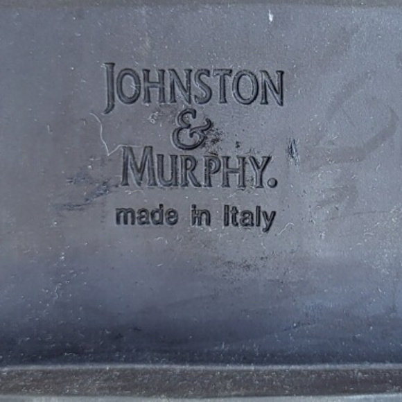 Johnston Murphy Italy Brown Leather Nubuck Loafer Casual Dress Shoe Men 11.5 - Picture 3 of 10